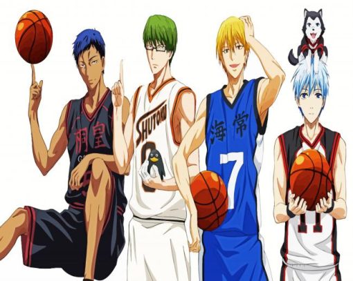 Kuroko's Basketball paint by numbers