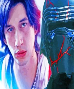 Kylo Ren Star Wars Hero paint by numbers