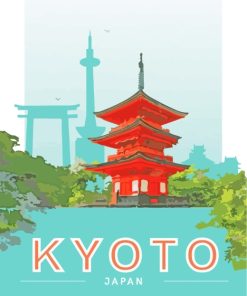 Kyoto Japan paint by numbers