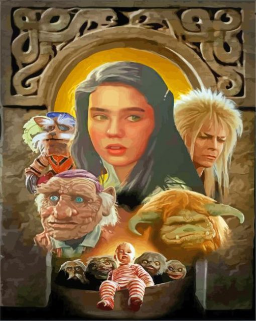 Labyrinth Movie paint by numbers