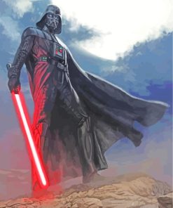 Lord Vader paint by numbers