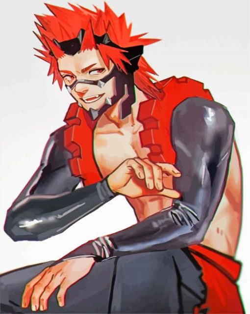 MHA Red Riot Kirichima paint by numbers