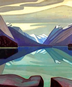 Maligne Lake Jasper Park By Lawren paint by numbers