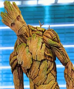 Marvel Groot In Guardians Of The Galaxy Tree paint by numbers