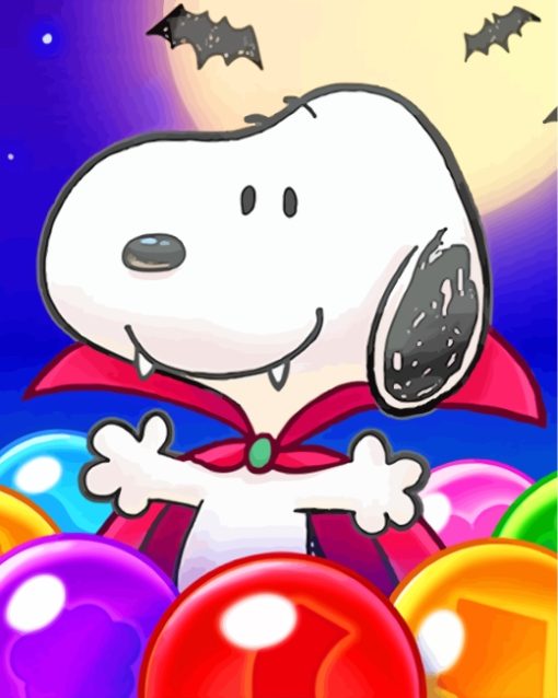 Snoopy Dog paint by numbers