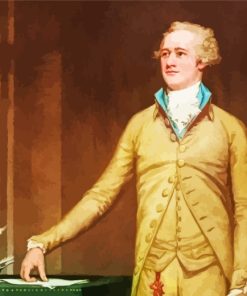 Vintage Alexander Hamilton paint by numbers