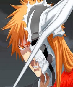 Aesthetic Ichigo Kurosaki Anime paint by numbers