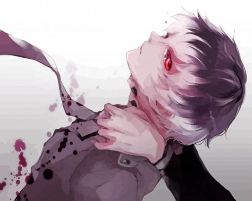 Aesthetic Haise Anime paint by numbers