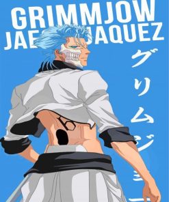 Grimmjow Jaegerjaquez Bleach Anime paint by numbers