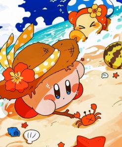 Cute Kirby Game paint by numbers