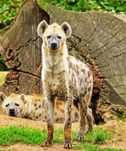 Wild Hyenas paint by numbers