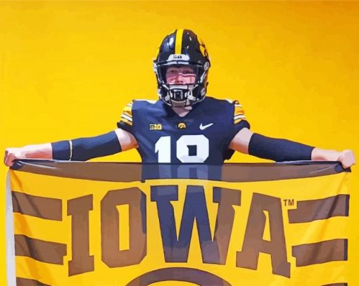 Iowa Hawkeyes Football paint by numbers