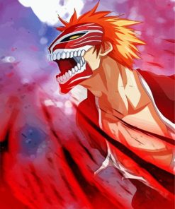 Mad Ichigo Kurosak paint by numbers