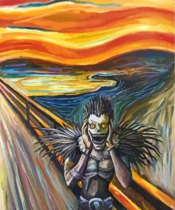 Ryuk The Scream paint by numbers