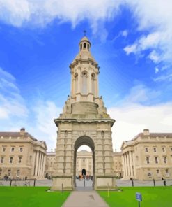 Trinity College Dublin paint by numbers