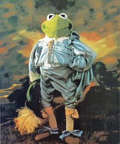 Vintage Kermit paint by numbers