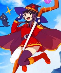 Witch Megumin paint by numbers