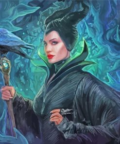 Angelina Jolie Maleficent Paint by numbers