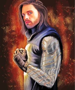 Bucky Barnes paint by numbers