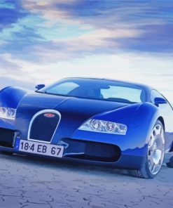 Bugatti Veyron paint by numbers