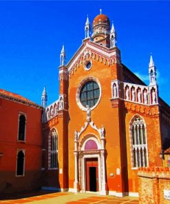 Curch Of Madonna Dell Orto Burano paint by numbers