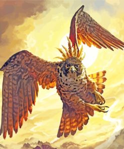 Falcon Bird Art paint by numbers