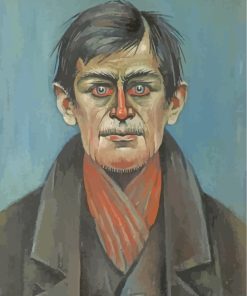 Head Of A Man Lowry Art paint by numbers