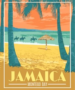 Jamaica Poster Paint by numbers