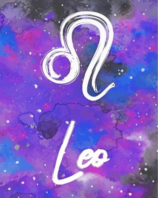 Leo Sign paint by numbers