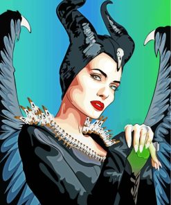 Maleficent Art paint by numbers