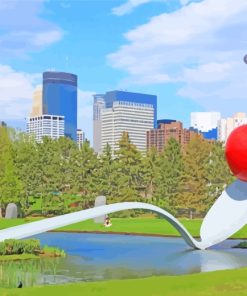 Minneapolis Spoonbridge paint by numbers