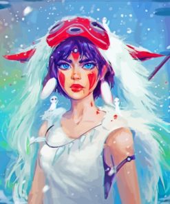 Mononoke Animation paint by numbers