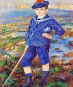 Pierre Auguste Sailor Boy paint by numbers