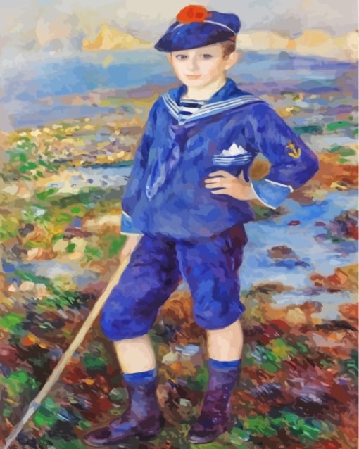 Pierre Auguste Sailor Boy paint by numbers