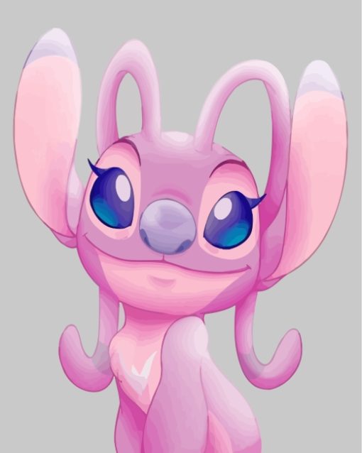 Pinky Angel Lilo And Stitch Paint by numbers