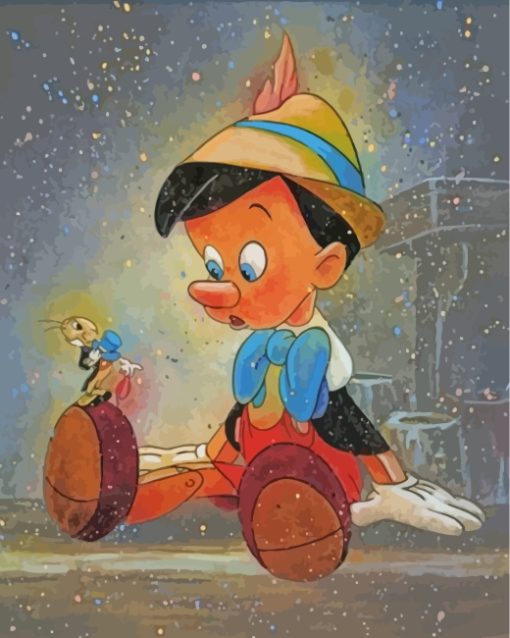 Pinocchio Art paint by numbers