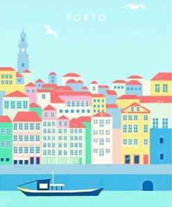 Porto Poster Paint by numbers