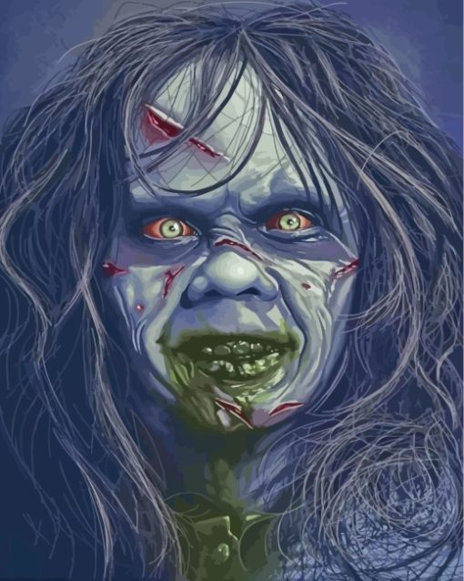 Regan MacNeil The Exorcist paint by numbers