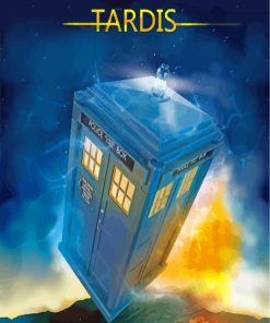 Tardis Doctor Who paint by numbers