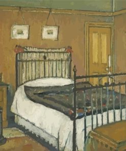 The Bedroom LS Lowry paint by numbers