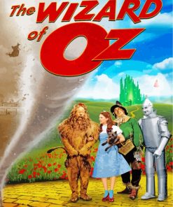 The Wizard Of OZ Movie Poster paint by numbers