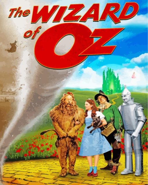 The Wizard Of OZ Movie Poster paint by numbers