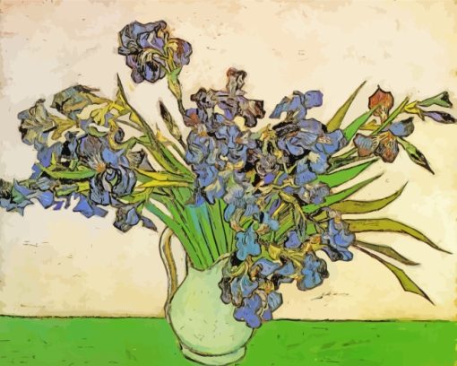 Van Gogh Irises paint by numbers