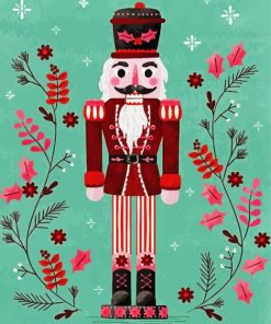 Aesthetic Nutcracker Illustration paint by numbers