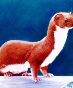 Aesthetic Weasel panels paint by numbers
