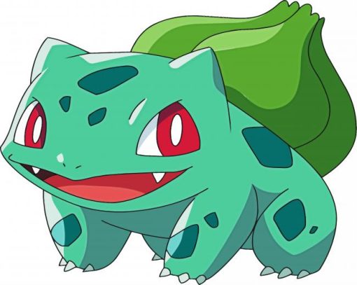 Bulbasaur Pokemon paint by numbers