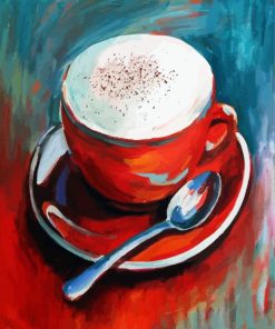 Coffee Cup paint by numbers