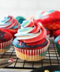 Colorful Cupcakes paint by numbers