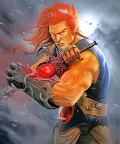 Strong Lionel The ThunderCats panels paint by numbers