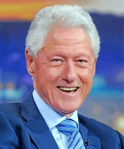 The American President Bill Clinton paint by numbers